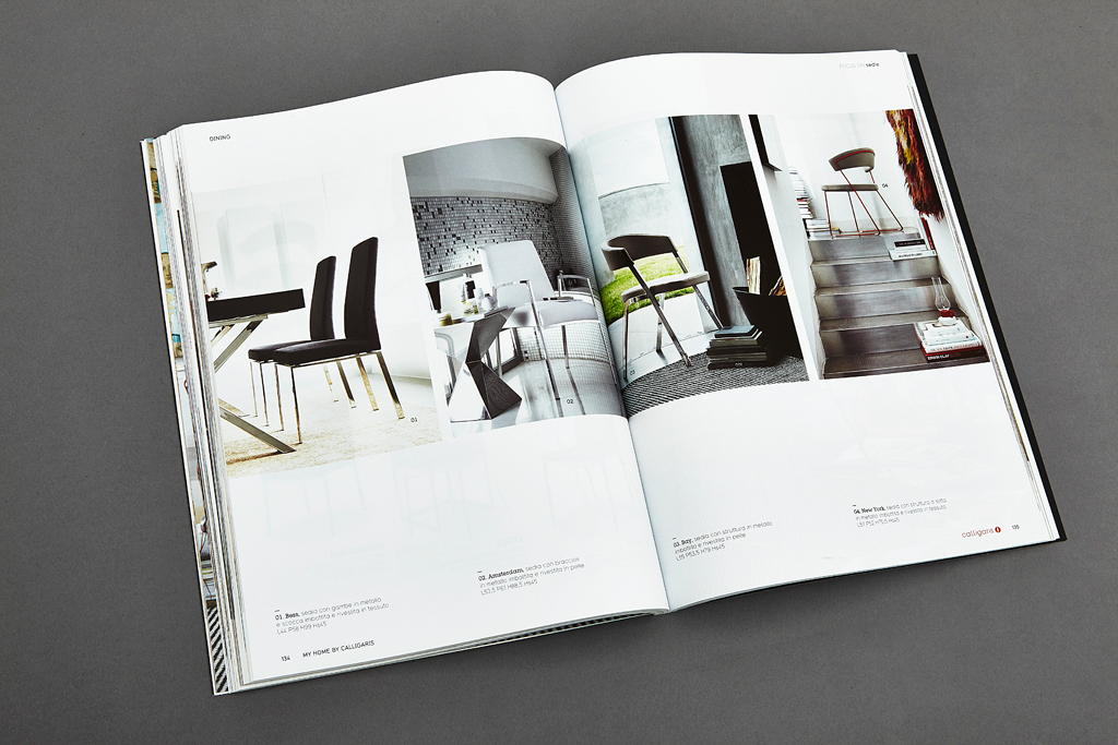 Catalogue magazine furniture Calligaris  poster
