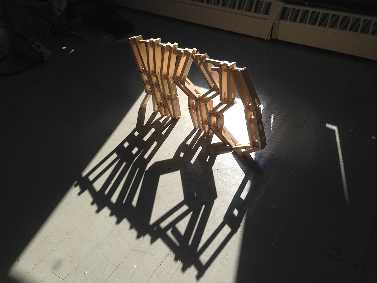 risd winter everything happens for a reason wood kinetic sculpture trigger motion