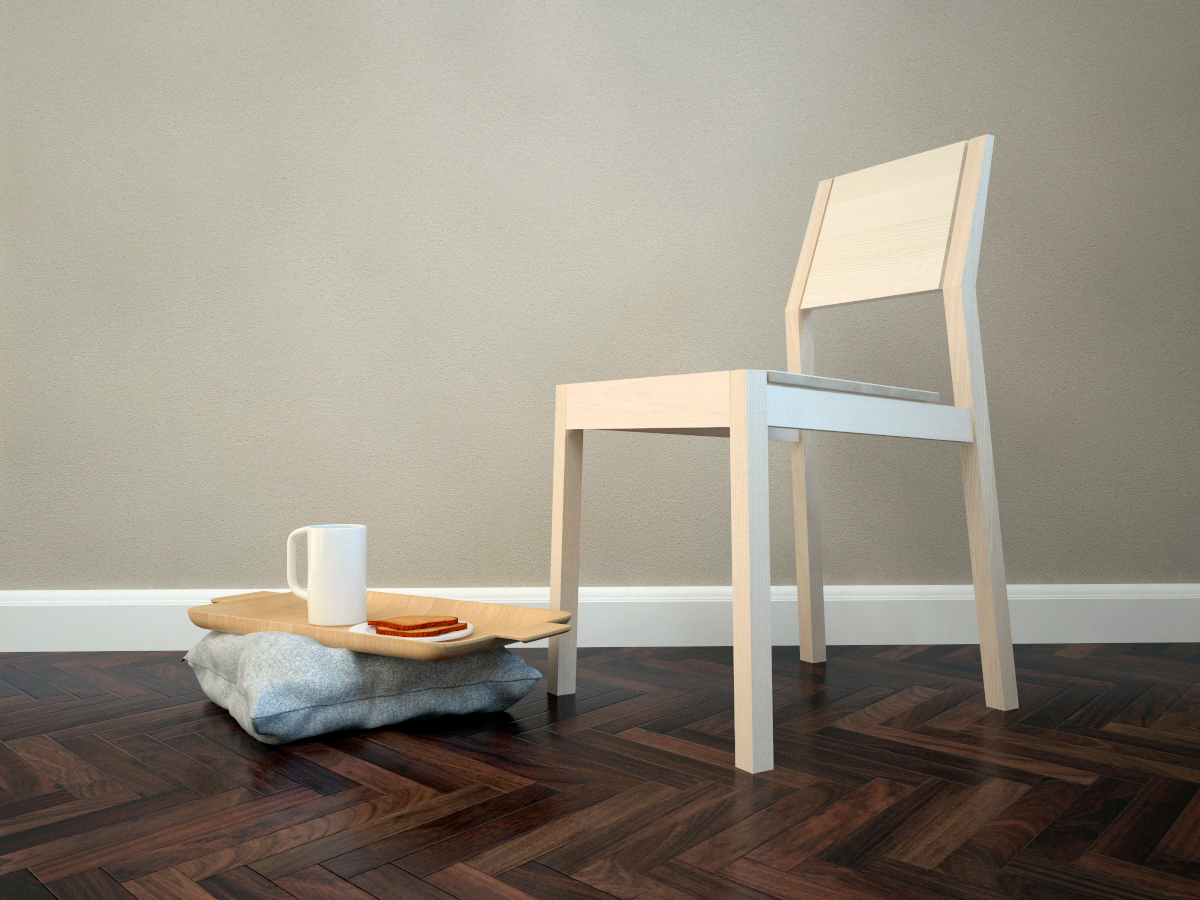 chair birch Students Aalto simple wood