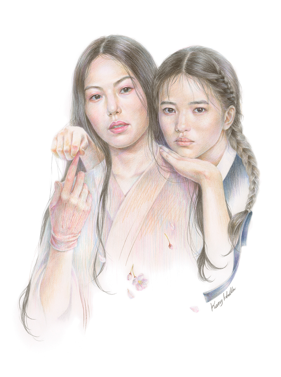 the handmaiden 아가씨 colored pencil park chan-wook KMovie