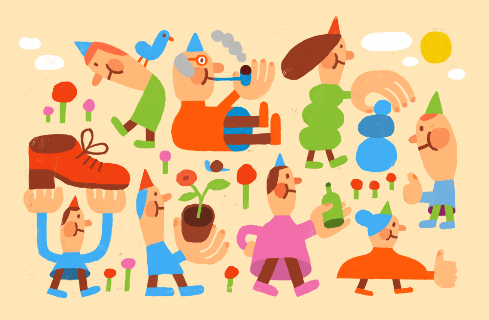 gnomes duendes children luebert Folklore