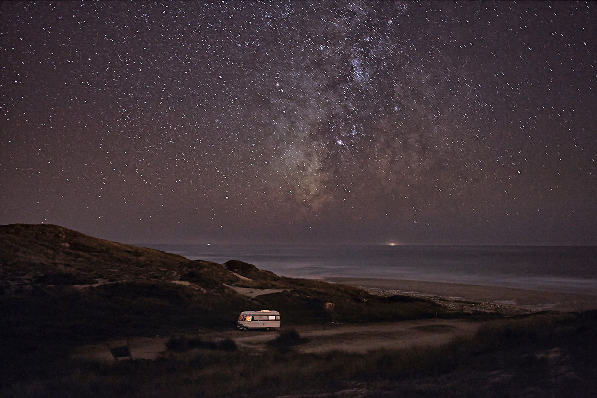 Ocean wave Nightscape Oceanscapes Van motorhome wild life camping atlantic Portugal water hymer mercedes seascape Life Style