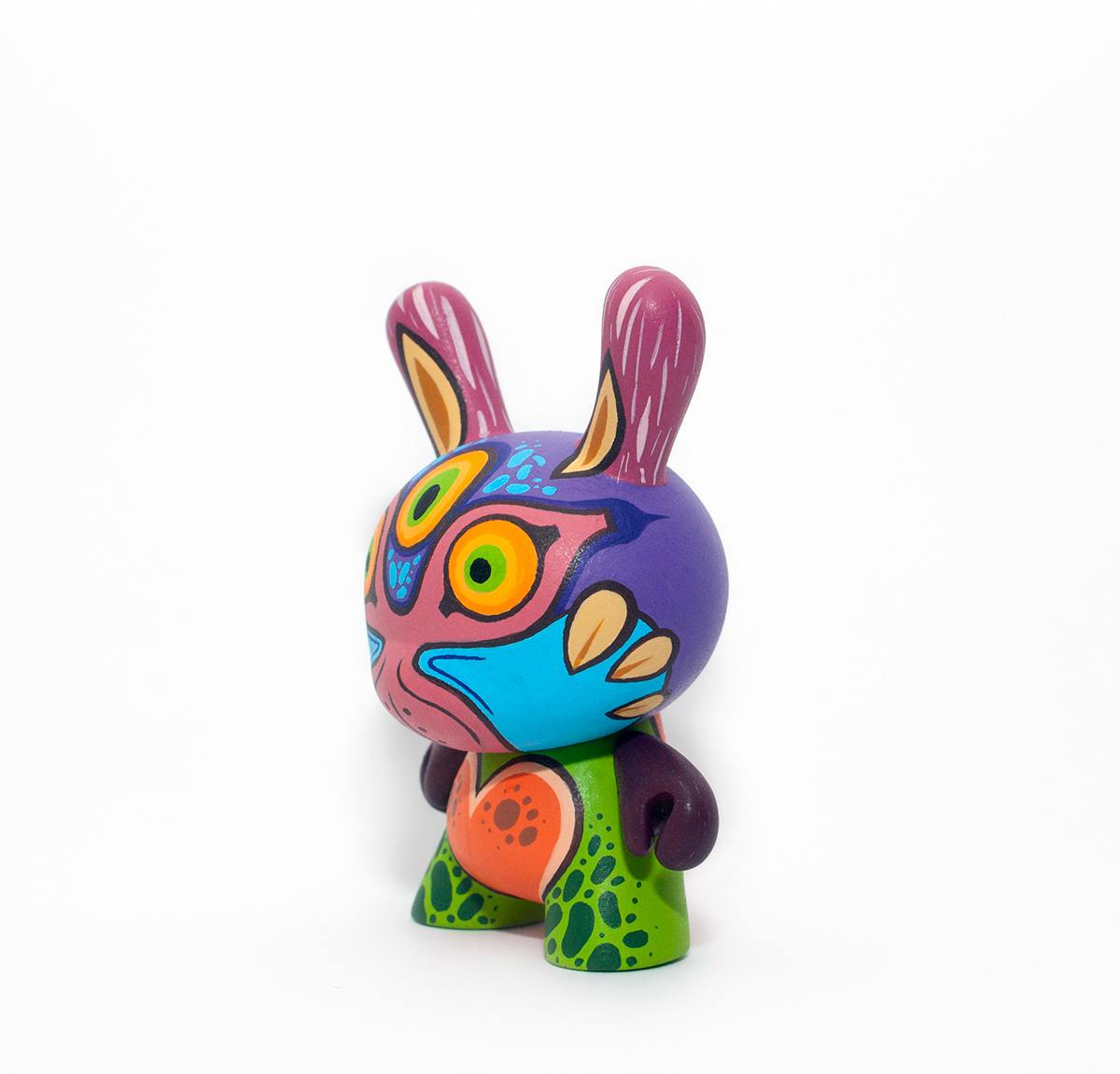 Wuzone Custom Dunny Munny Kidrobot arttoy vinyltoy toy DIY geek zelda Skull Kid commission collectible