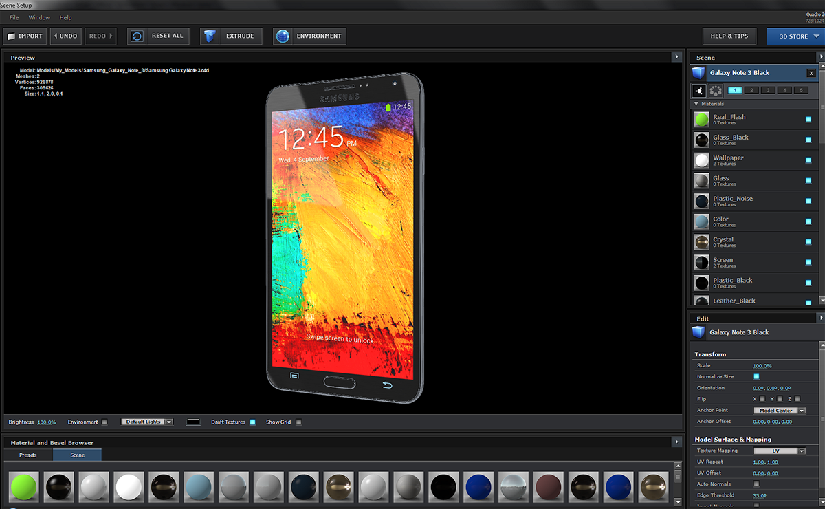 adobe after effects cinema 4d videocopilot element 3d' cg duck Samsung galaxy note motiongraphics 3d Models