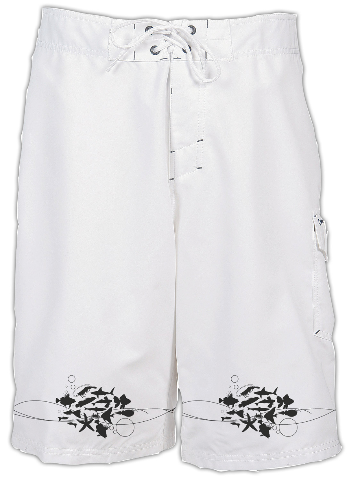 t-shirt shorts polo vector sea fish anchovy