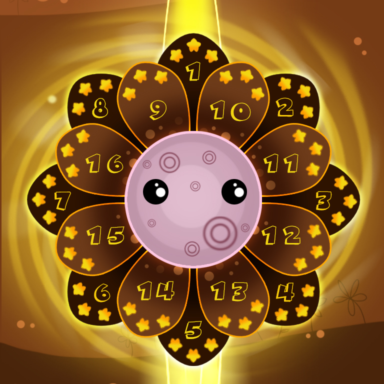game iPad iphone gamedesign panel app Character flower light Sun