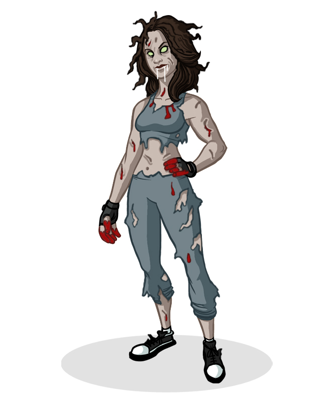 zombie horror hollywood Character video game app
