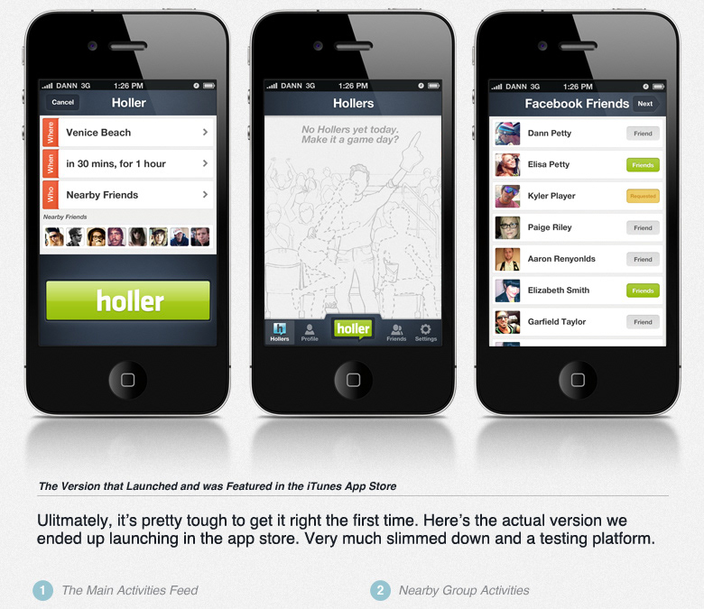 holler san francisco Startup iphone iPad ipod application mobile