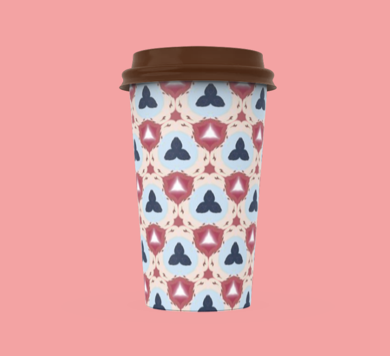asthaseth cups digitalwork  disposable illustrations paperpackaging print textiledesigner Textiles