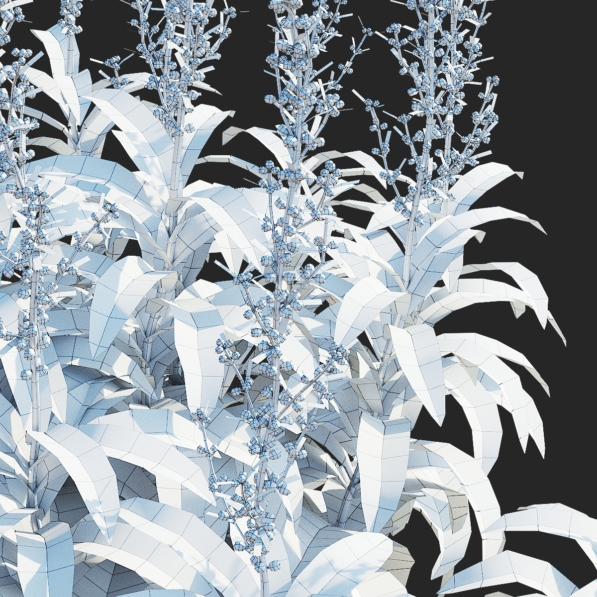 3D 3d modeling Render visualization 3ds max exterior archviz plants bush sagebrush