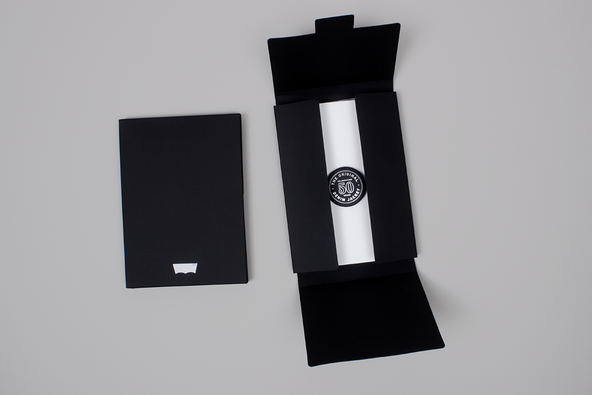 print foiling screenprint Badges invite invitation design levis kit