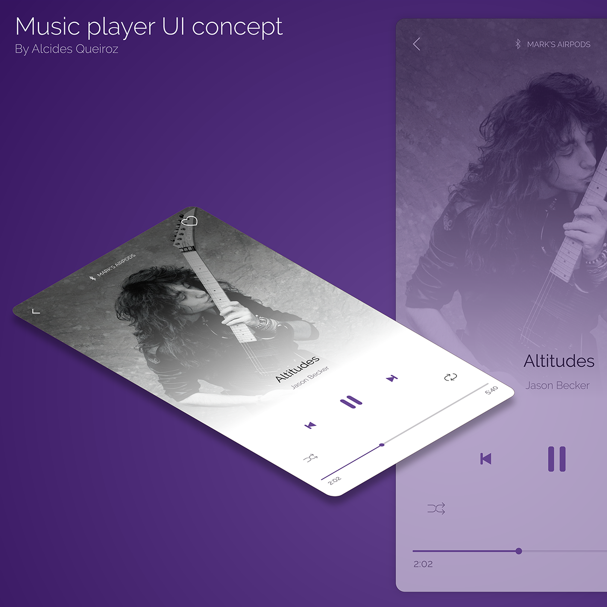 Music Player UI concept app