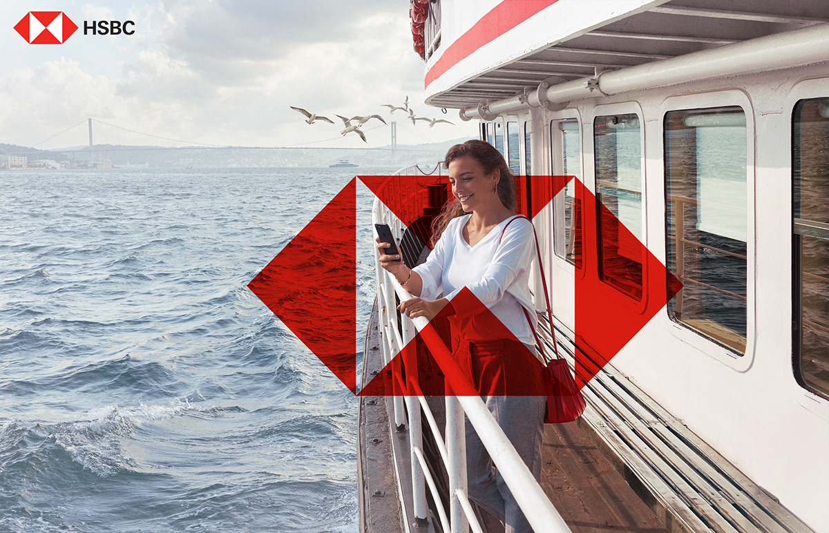 Adobe Portfolio Advertising  HSBC lifestyle Photography  commercial Bank finance business ferry