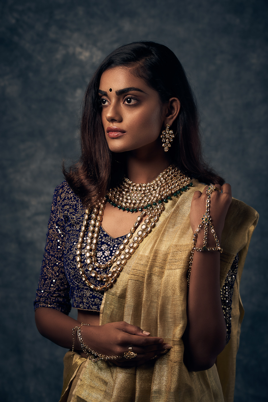 jewelry editorial Fashion  Photography  editorial model jewelry India elegant beauty makeup artist