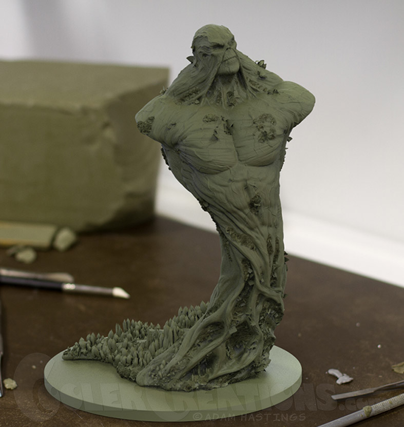 3D model sculpture clay wax Zbrush keyshot Render