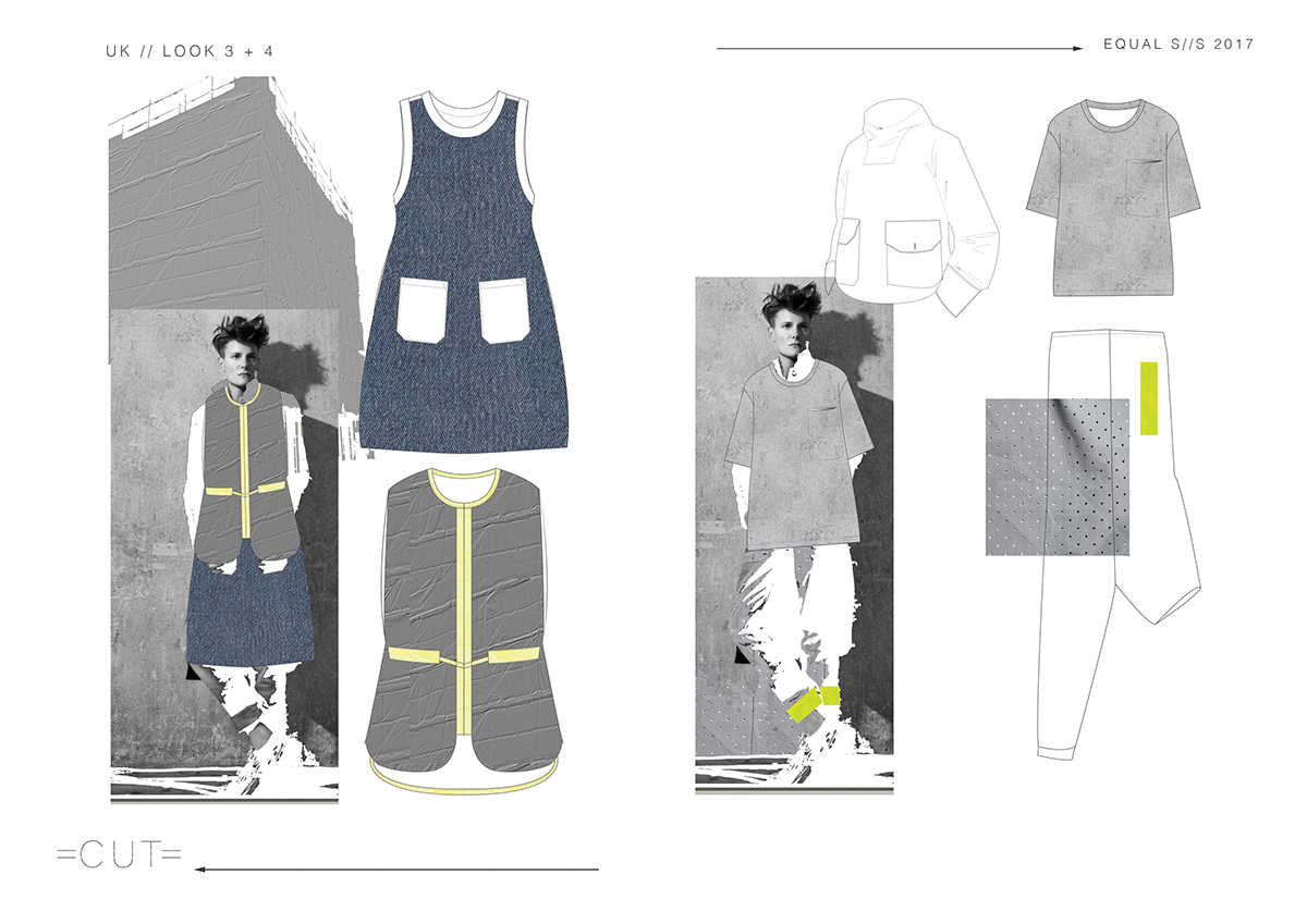 fashion portfolio unisex agender utility UK japan germany mmu design