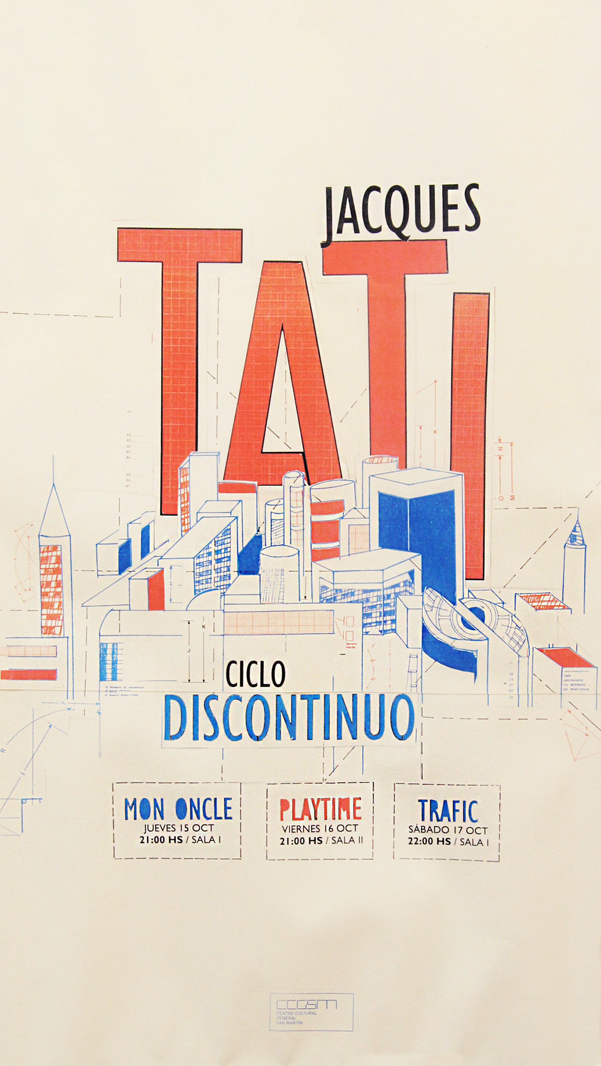 afiche poster Tati Gabriele diseño cine ciclo design