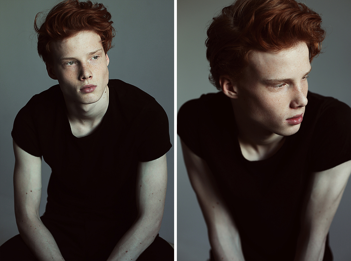 Ginger male model
