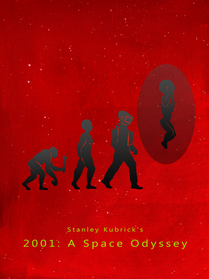 Movies movie poster Stanley Kubrick space odyssey