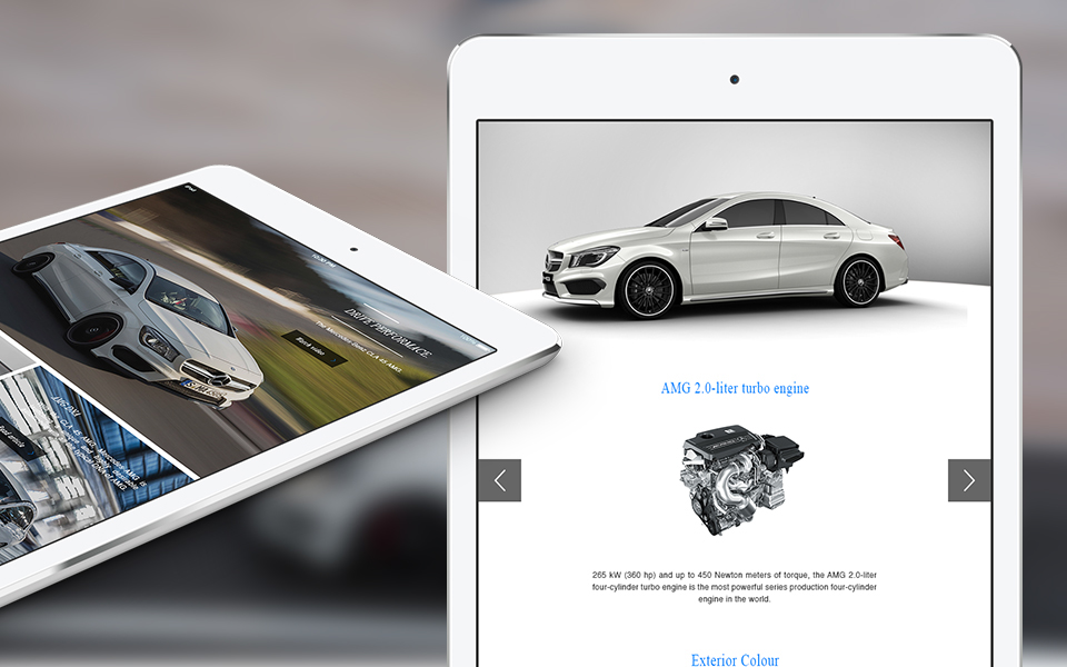 UI ux Interface app Benz concept re-design mercedes