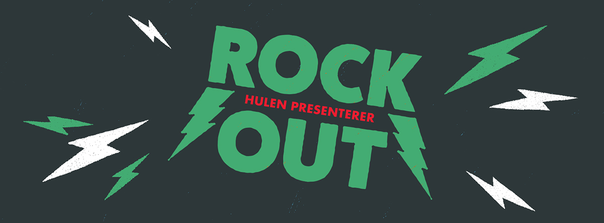 PosterArt festival festival poster poster illustration bandlist rockout hulen chrisnygaard