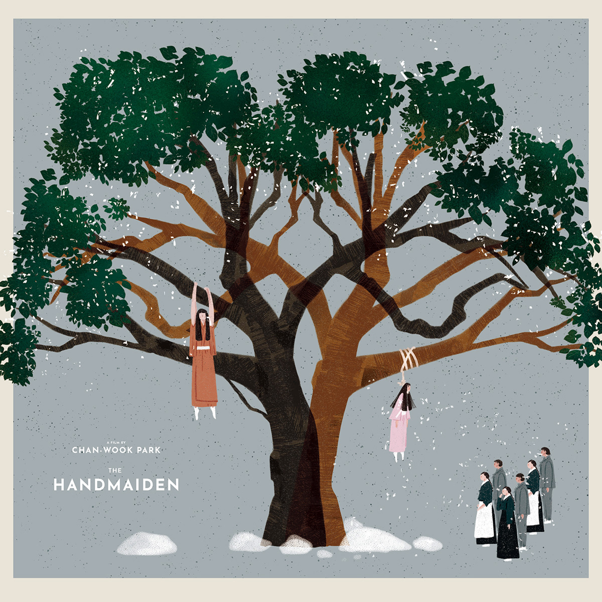 digital illustration ILLUSTRATION  Illustrator poster the handmaiden 插畫 電影  