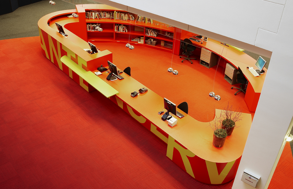 library Interior Architecture M+R experience design