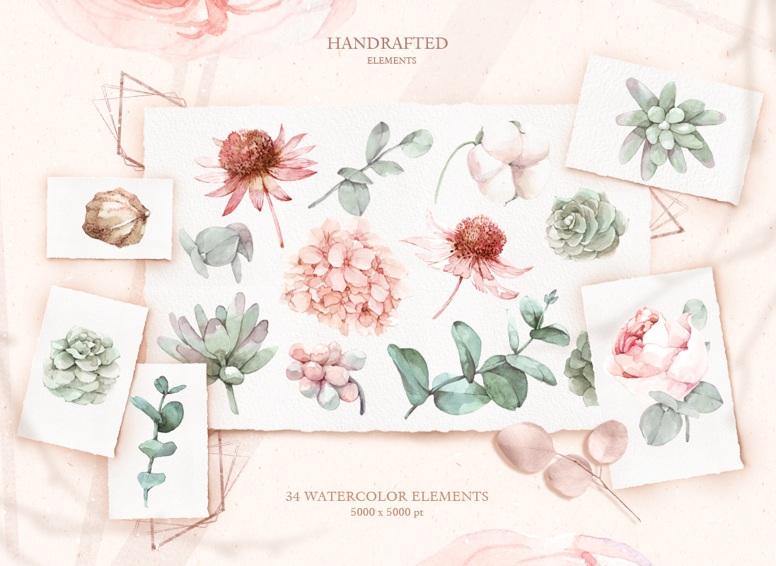 Bouquet clipart floral frame graphic package illustrations watercolor wedding wedding invitation wreath