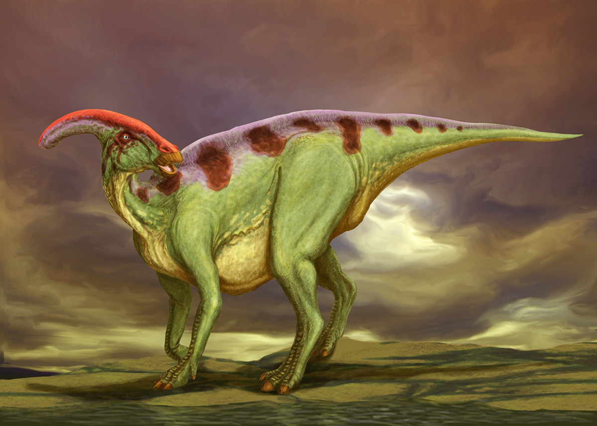 Dinosaurios dinosaurs ilustracion arte digital