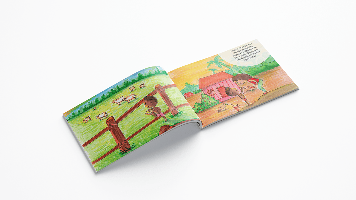ilustración infantil Landscape Libro Álbum ilustrado libro album infantil paisaje colombiano paisaje infantil