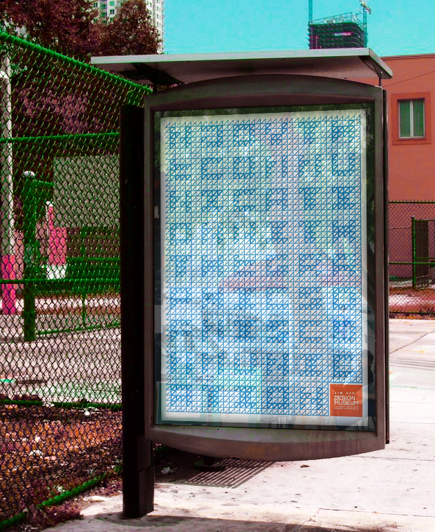 London design museum Exhibition  posters font letters Layout grid Style orange digital signage