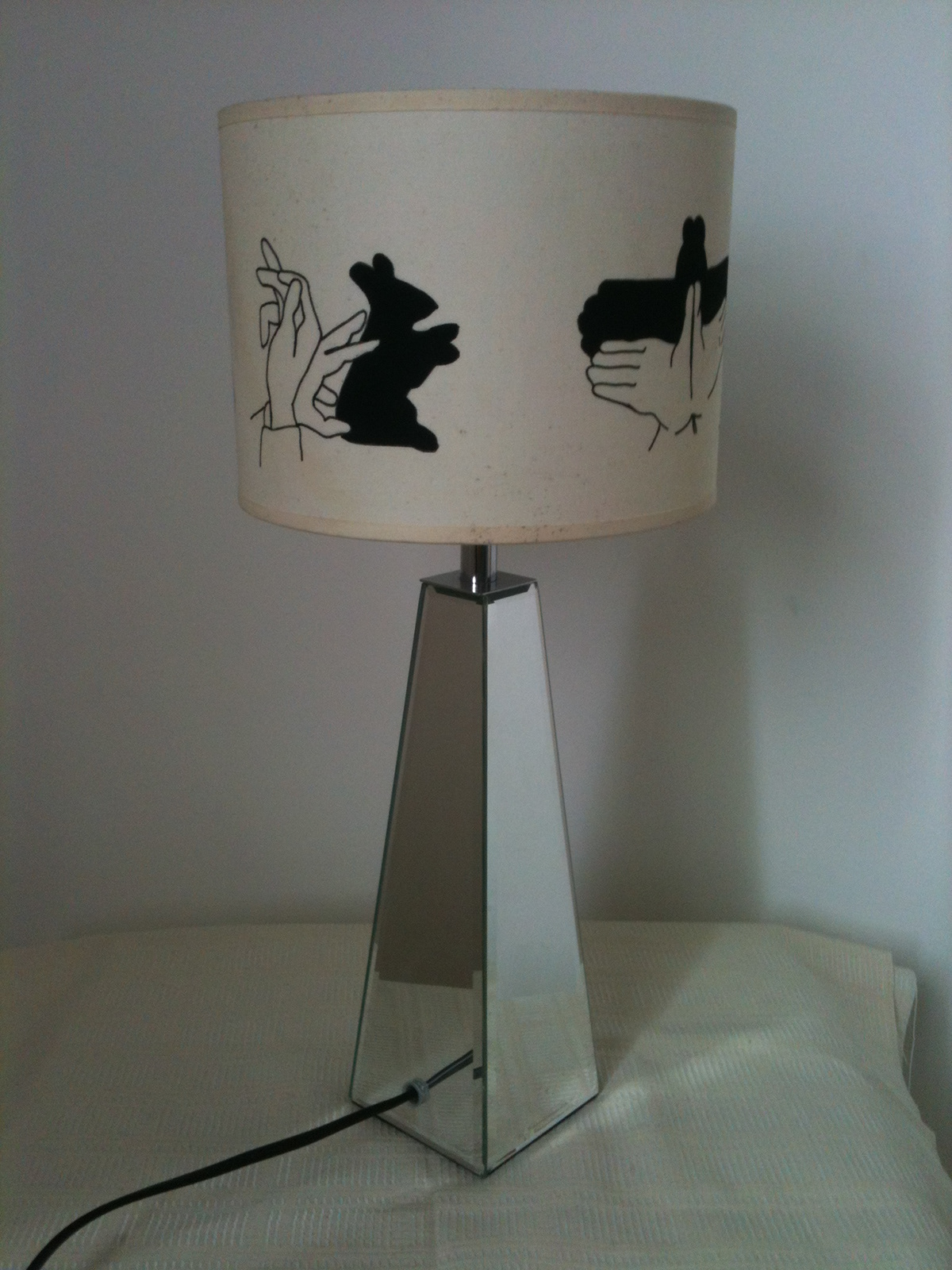 lampshade  shadow puppets design