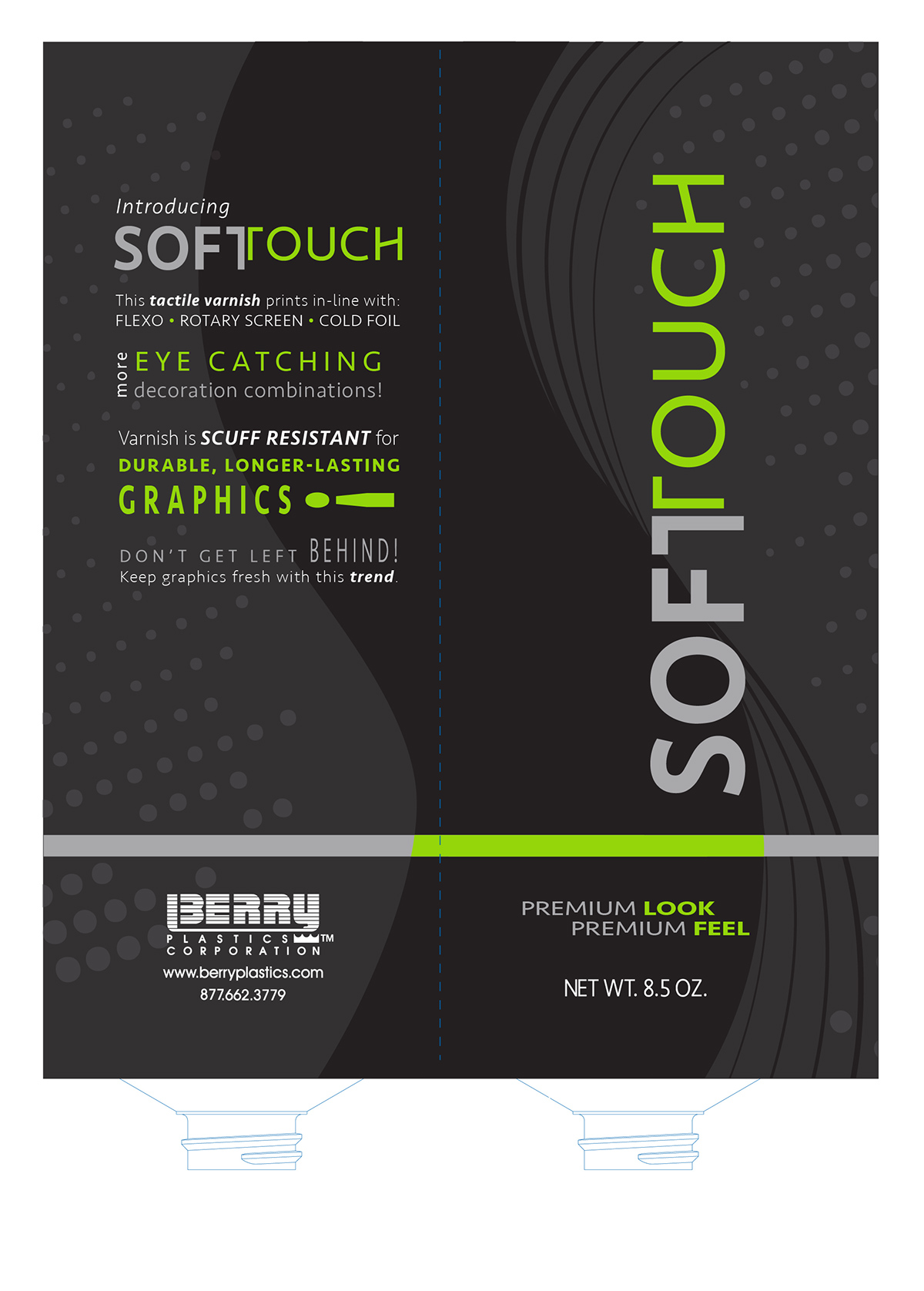 packaging design Laminate Tubes soft touch