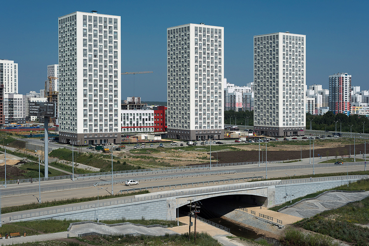akadem akademic district building construction skyscraper ural yekaterinburg