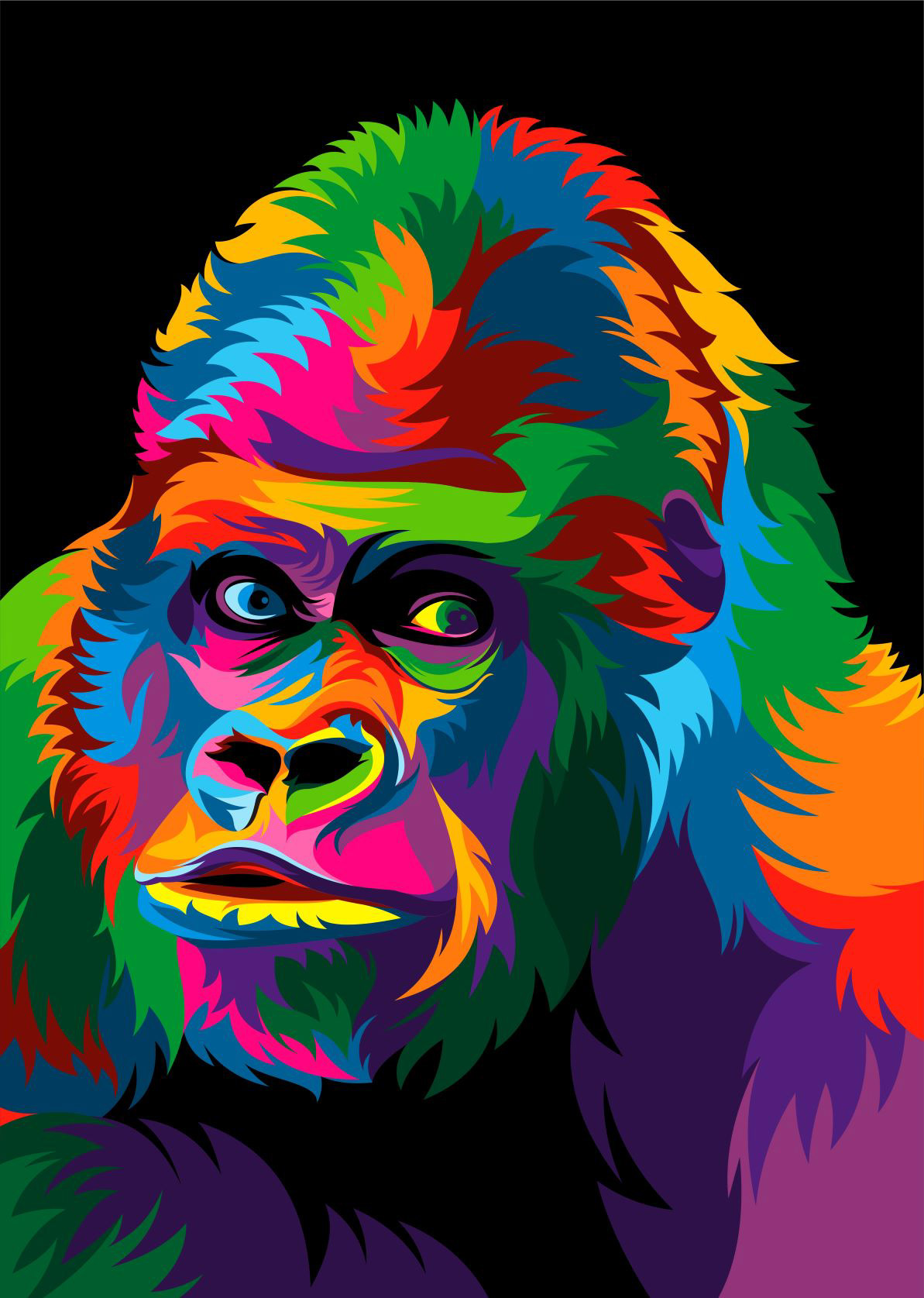 13 Colorful Animal Vector Illustration Behance