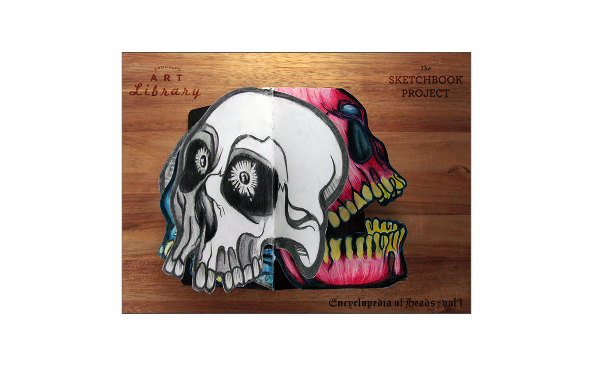 jester skull bolt pop 80's Alternative Pick AltPick Brooklyn sketchbook