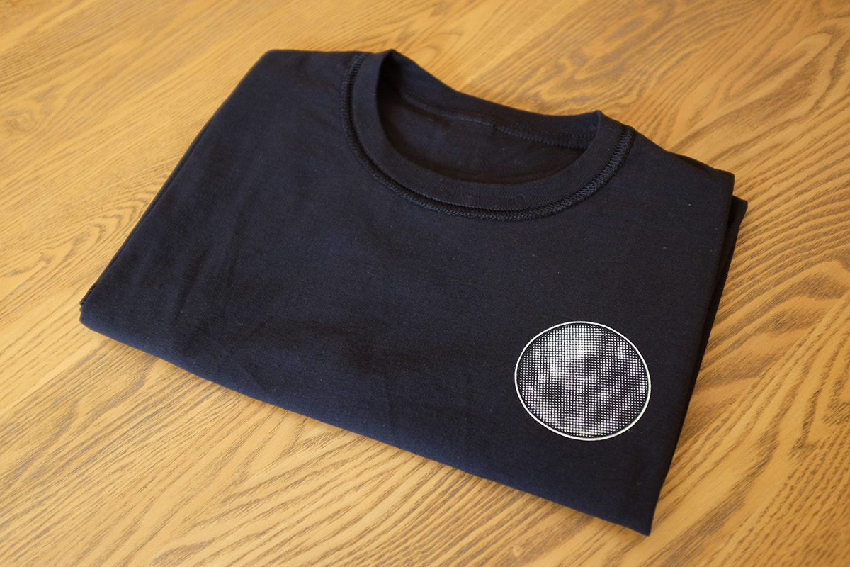 moon band Rebrand logo tshirt tee shirt Merch merchandise haunting vibe poster photo shoot halftone