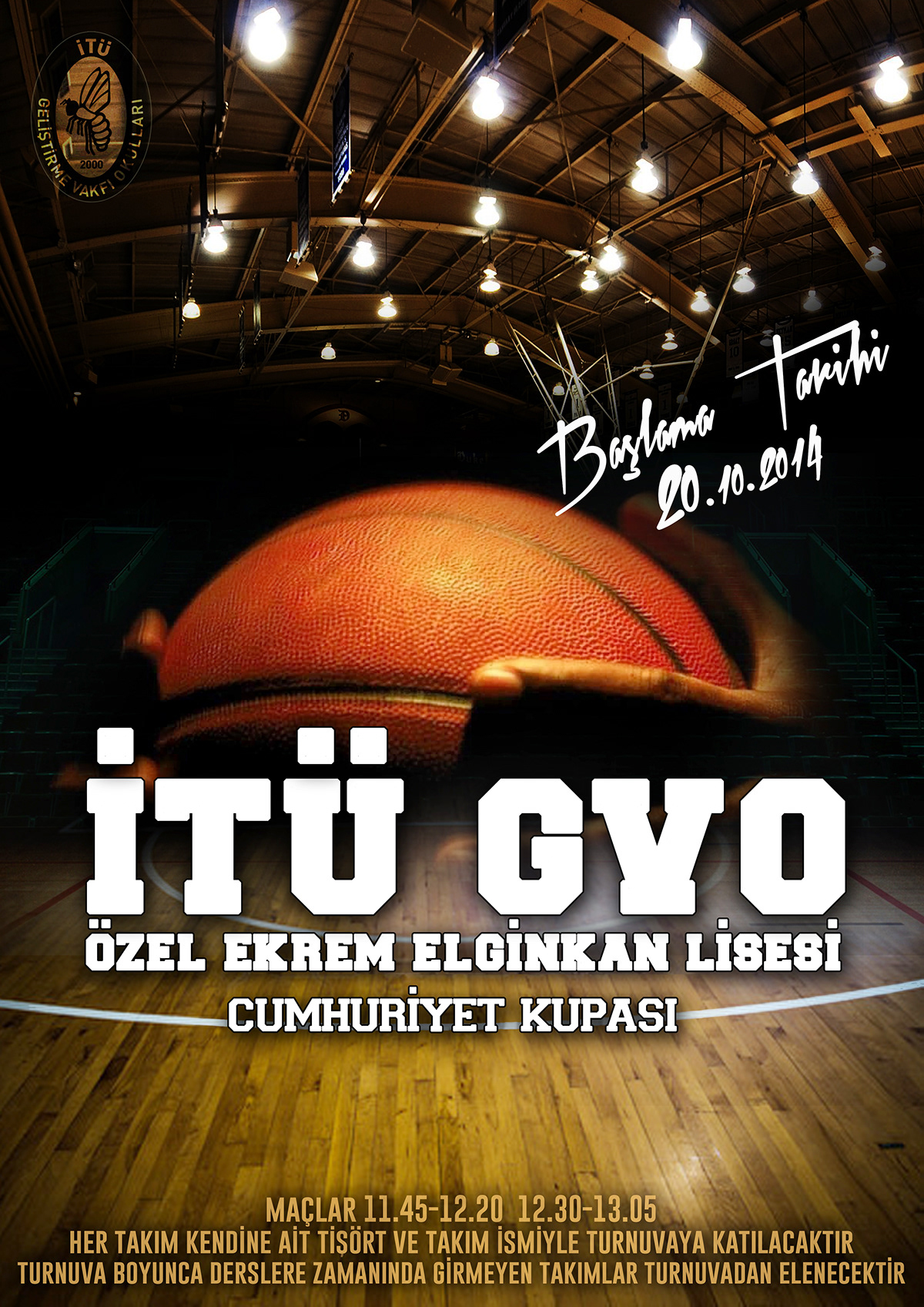 ITU GVO High School poster basketball