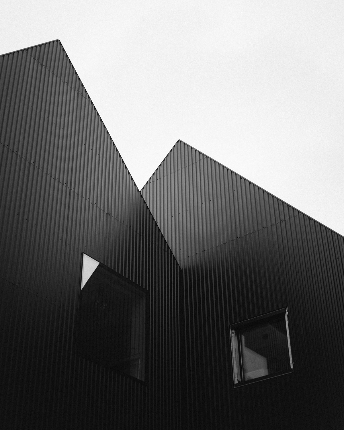 cobe architects nordic denmark frederiksberg copenhagen frederiksvej kindergarten bw simple minimal Minimalism grey buildings design
