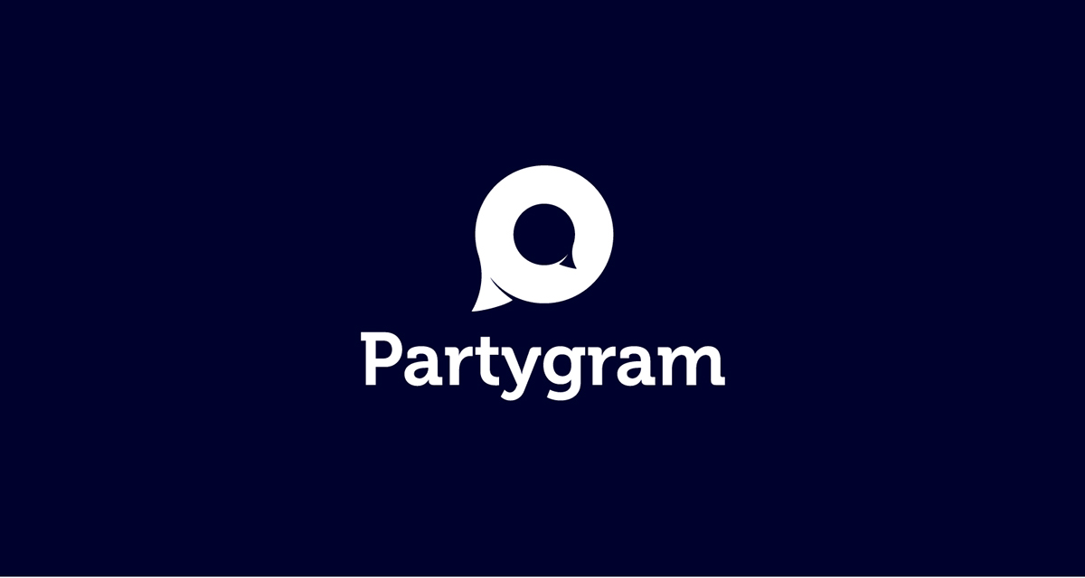 partygram Chat user interface UI brand Brand Design logo Logo Design user experience inspiration app app design application ui app identity