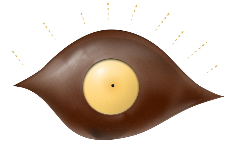 ilustrace oko eye nut