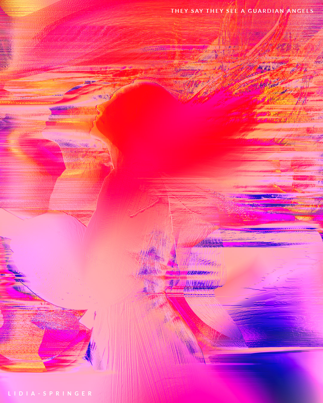 chrome lidia springer spiritual angel Aura guardianangel visual identity digital ILLUSTRATION  арт