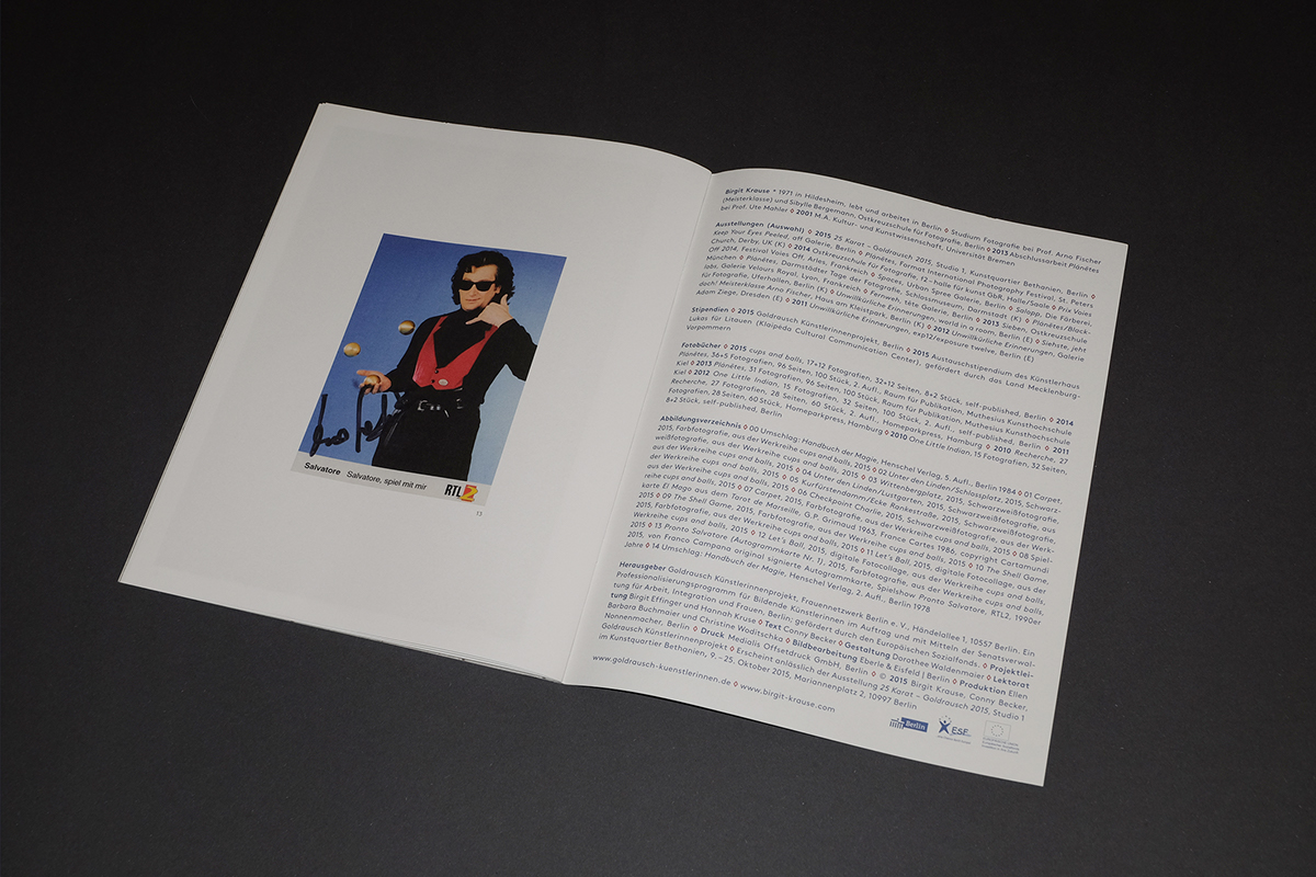 design editorial photobook visual research catalog birgit krause goldrausch stipendium