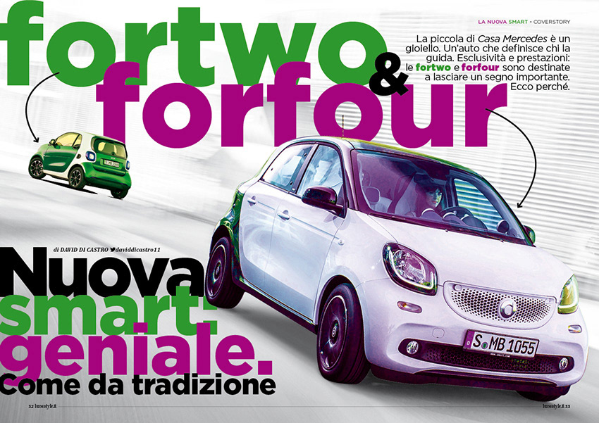 Lusso Style Cover Rejected Dicembre2014 Cover alternativa smart fortwo smart forfour