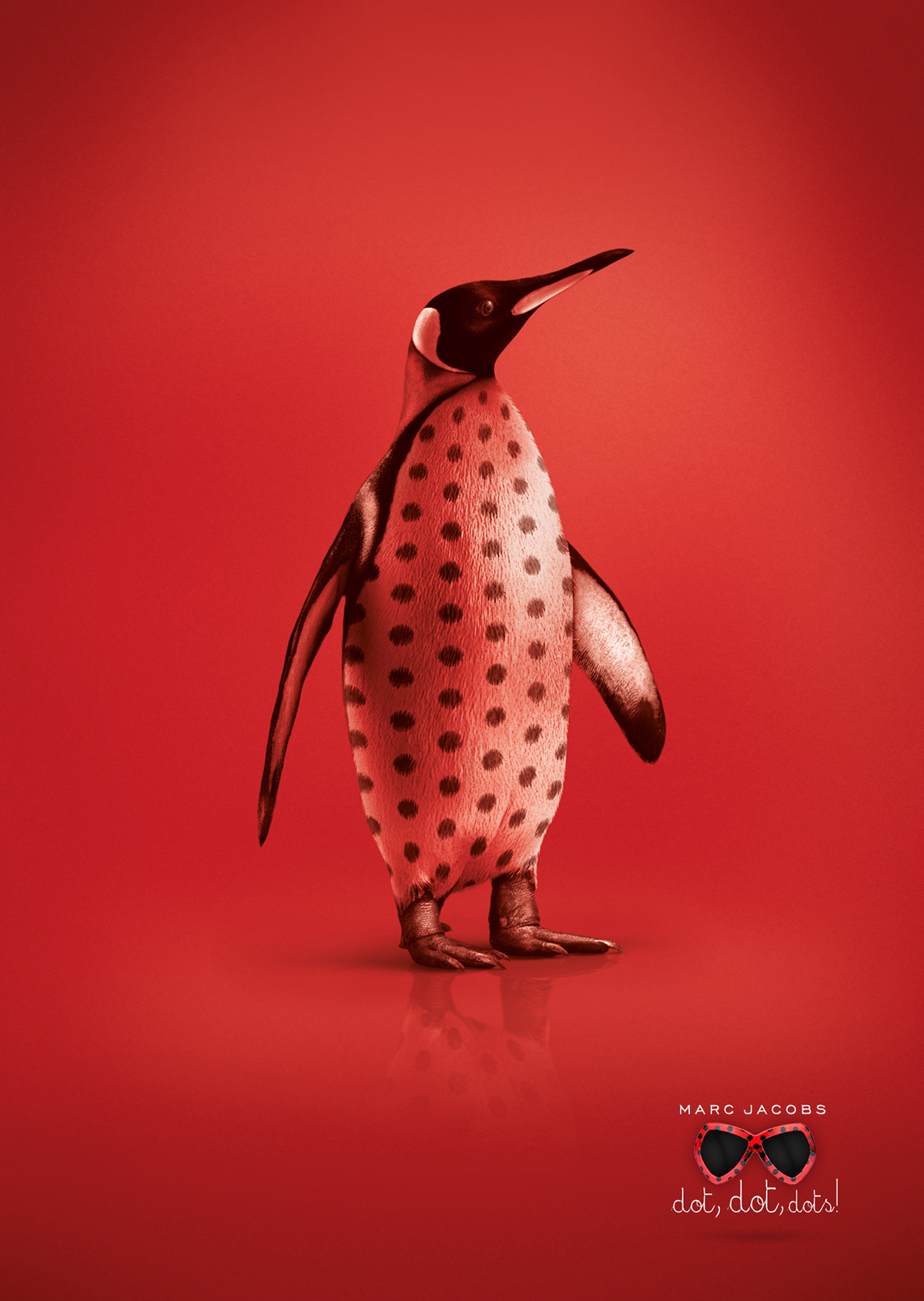 Marc Jacobs print penguin frog pig pois dot dots animals Sunglasses