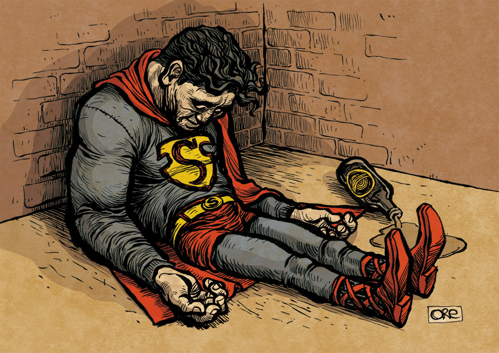 comic grafito graphite superman version