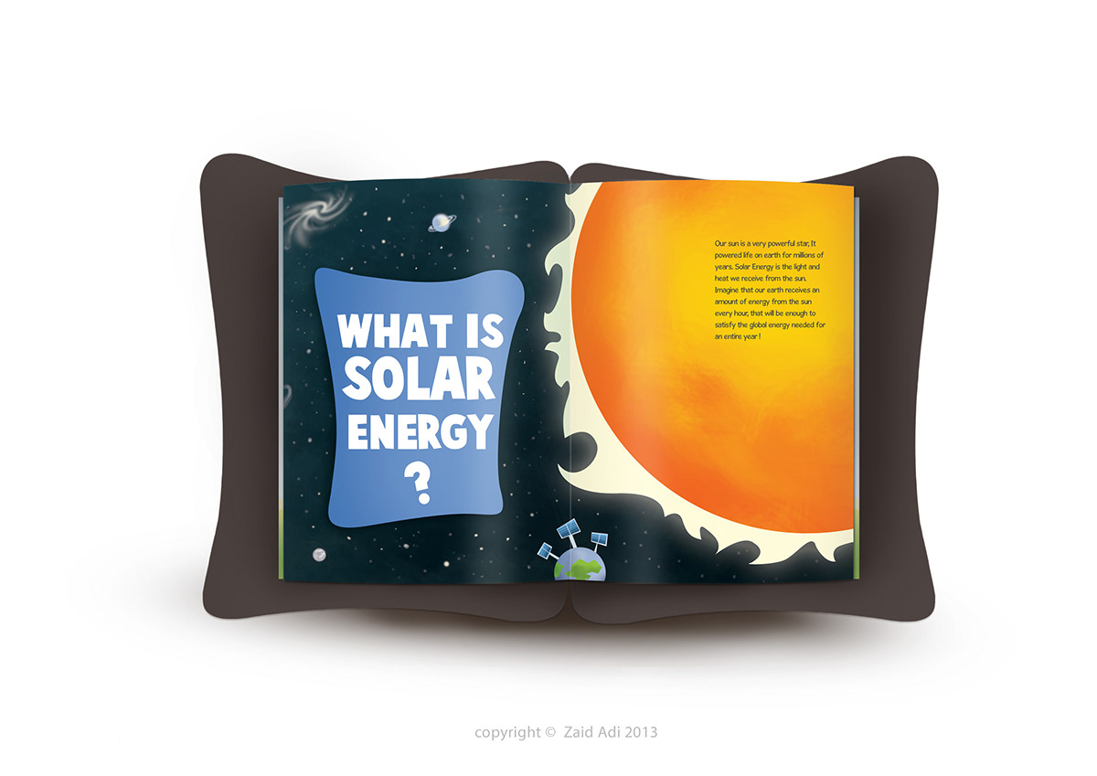 Solar energy children's book children solar Sustainability awarness clean energy pv cells kids Edutainment