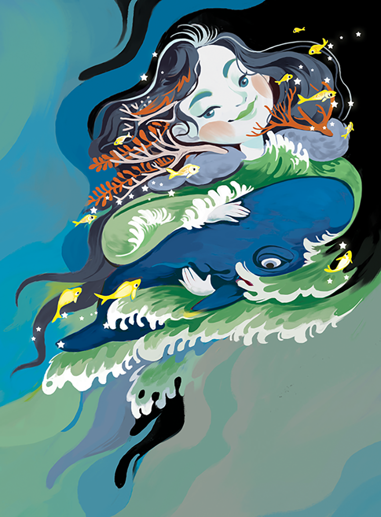 sedna sea sea goddess ILLUSTRATION  WILIAMLUONG wiliam wilius vietnam kid magazine storytime magazine