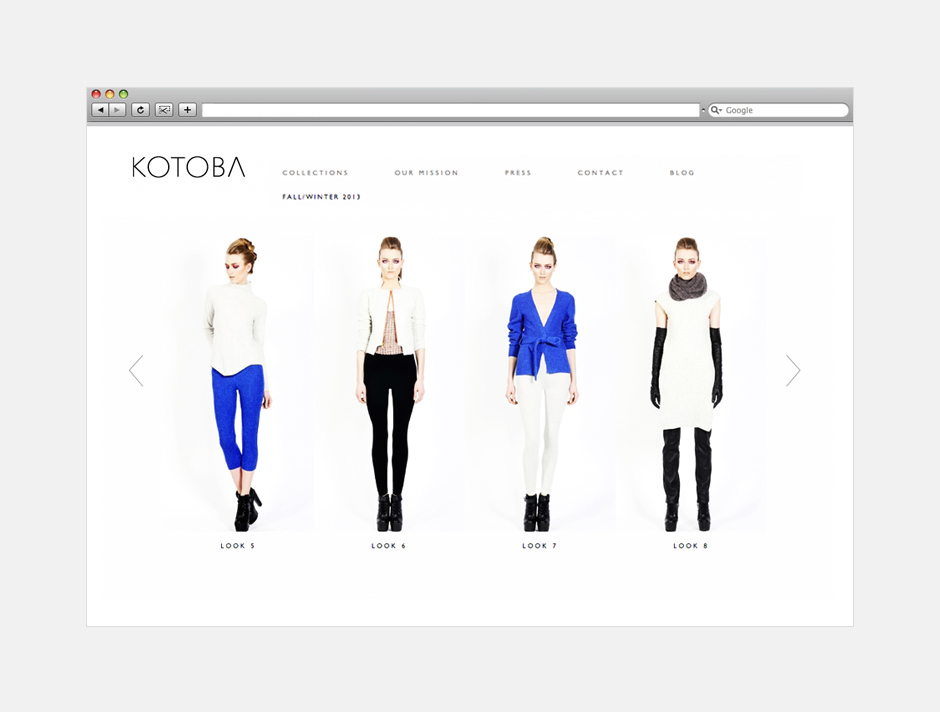 Kotoba knitwear Logo Design