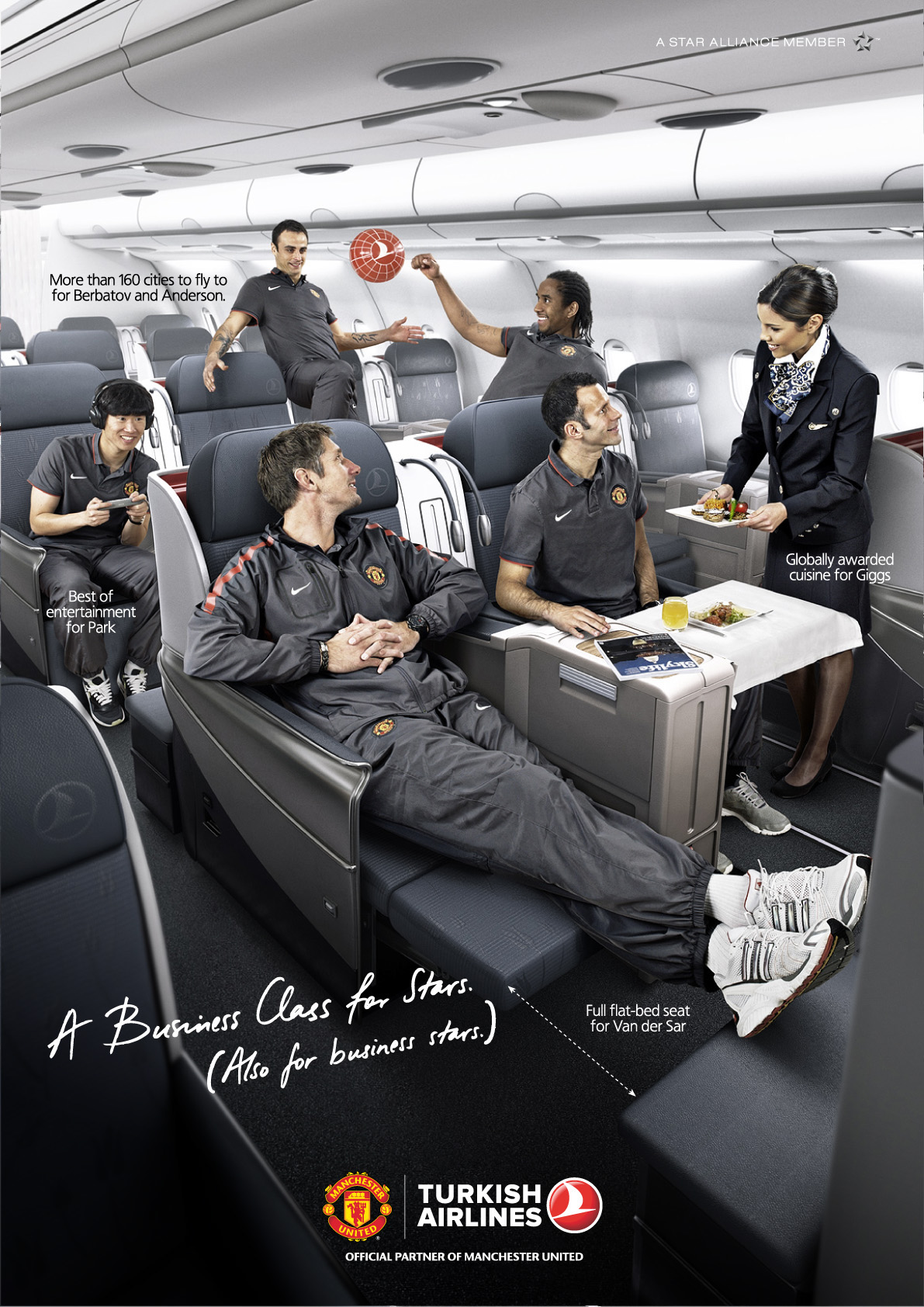 türk hava yolları Turkish Airlines ad commercial manu Manchester United creative idea Art Director copywriter